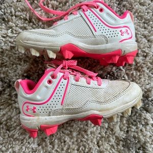 Under Armour Toddler Girl baseball cleats size 13